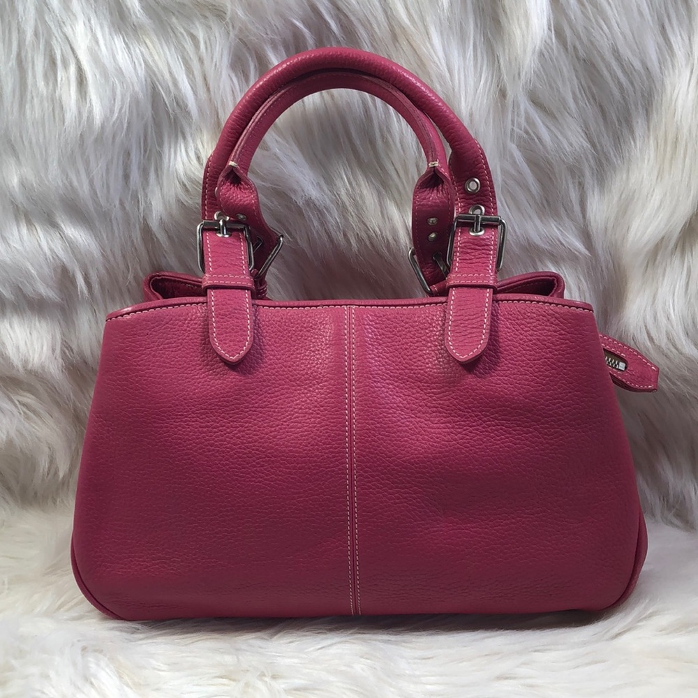 Dooney & Bourke Pink Peeble Leather Satchel